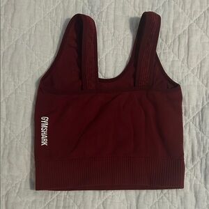 Gymshark Deep Red A-line Sports Bra